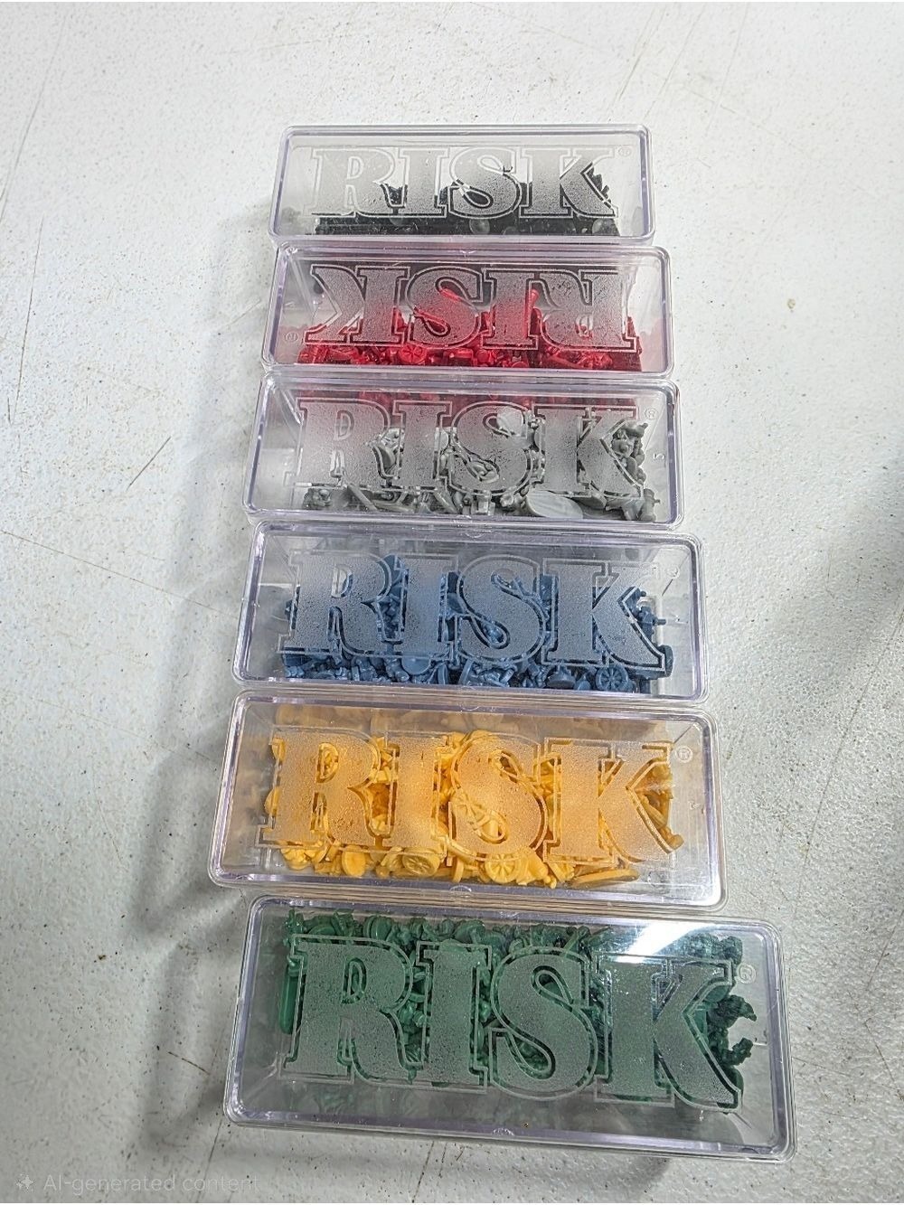 ​Vintage 1999 RISK 40th Anniversary Edition Replacement Pieces - Full 6-Army Set